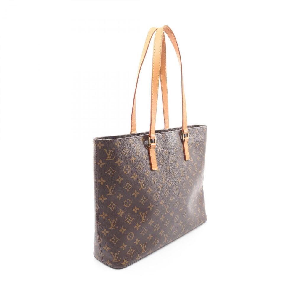 Louis Vuitton Luco Tote Bag Canvas Leather Monogram Brown